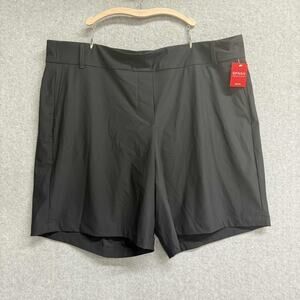 Spanx Sunshine UPF 50 Bermuda Shorts Very Black 10" Inseam Women’s Plus 2X NWT